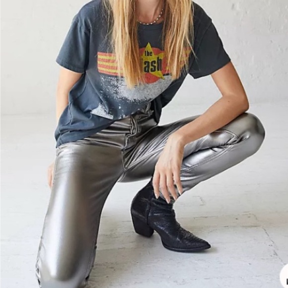 Free People Metallic Skinny Jean - Picture 2 of 5